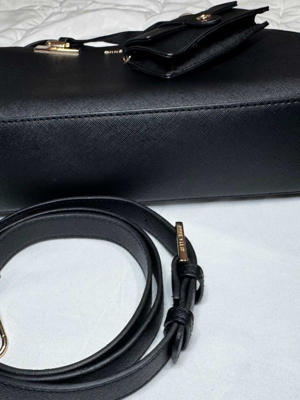 Ann Klein Black Sachet Purse with Mini Evening or Casual is Very Elegant - Picture 4 of 13